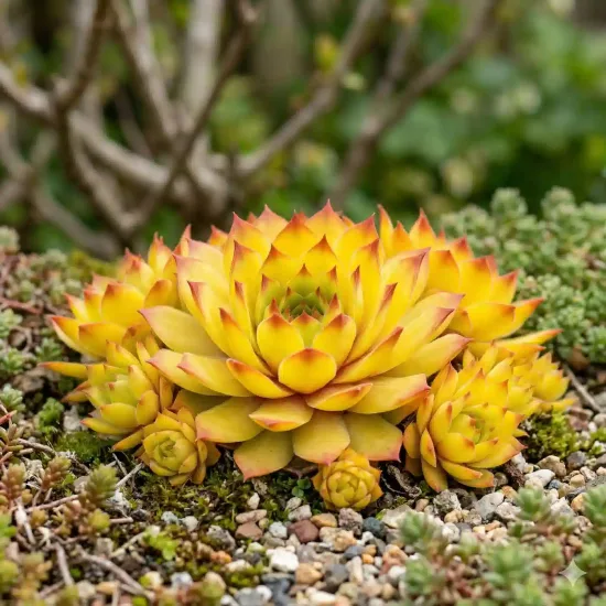 Joubarbe 'Gold nugget'