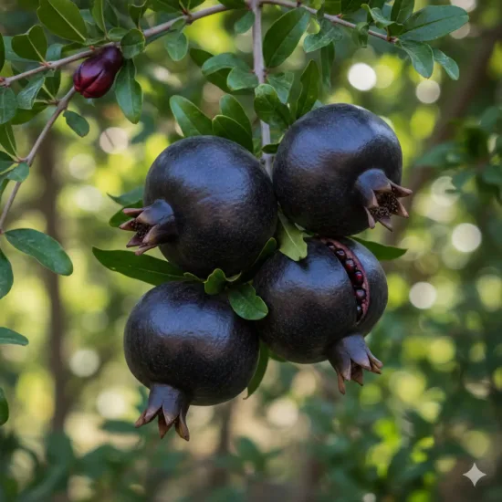 Grenadier à fleurs 'Black fruit'