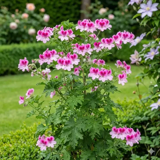 Géranium au parfum de noix de coco 'Lycée horticole de blois'