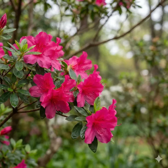 Azalée japonaise 'Empress rose vif'