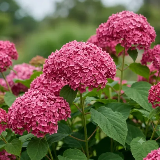 Hortensia de virginie 'Magical® dark pink'