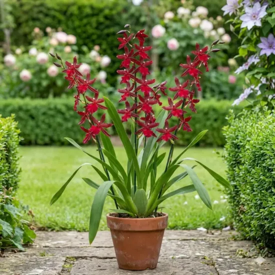 orchidée 'Masai red'