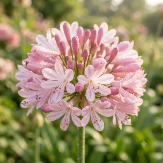 Agapanthe hybride 'Blush pink'