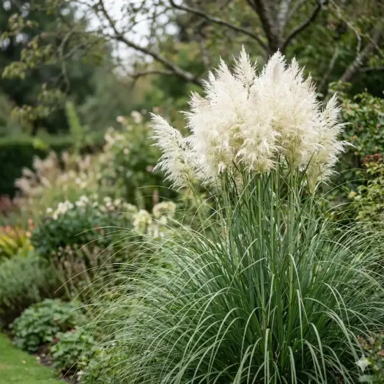 Herbe de la pampa 'Blanc'