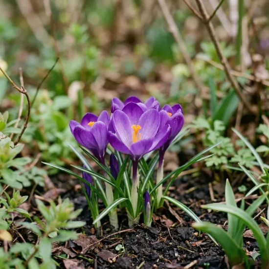 Crocus à grandes fleurs 'Flower record'