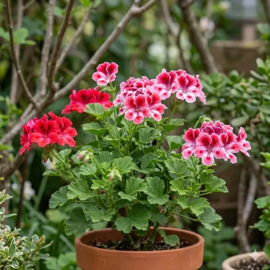 Géranium au parfum épicée 'Roller's sigma'