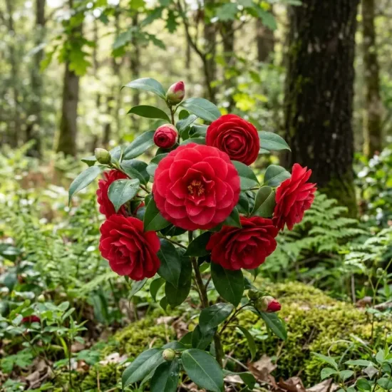 Camélia du japon 'Kramer s supreme rouge'