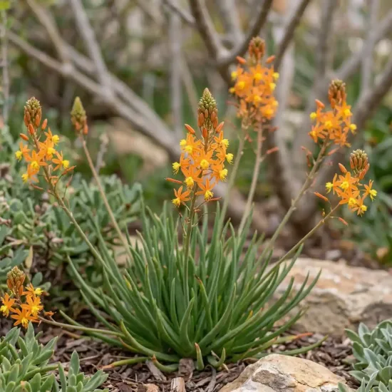 Bulbine 'Hallmark orange'