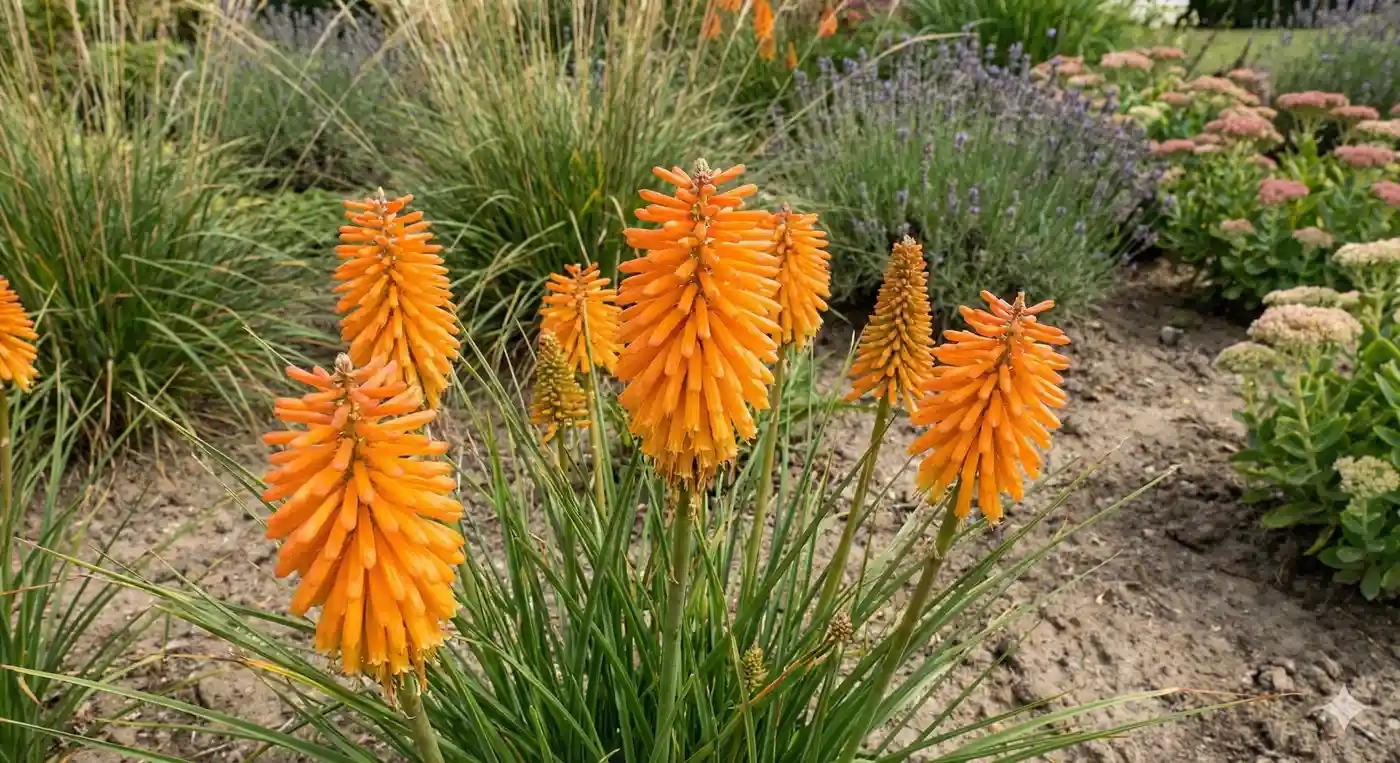 Kniphofia 'Pocco orange'